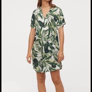 H&M’s leaf print dress